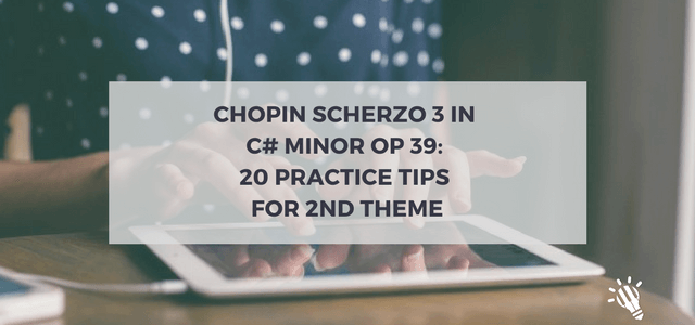chopin scherzo c minor op practice