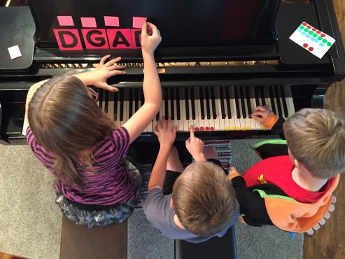 teaching improvising on piano