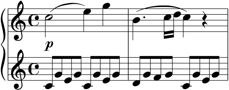 piano albert bass pattern