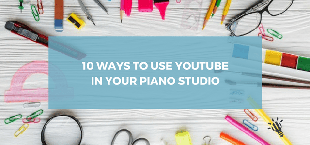 YouTube piano tutorials