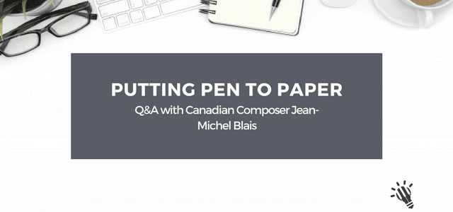 Putting Pen to Paper: Q&A with Canadian Composer Jean-Michel Blais