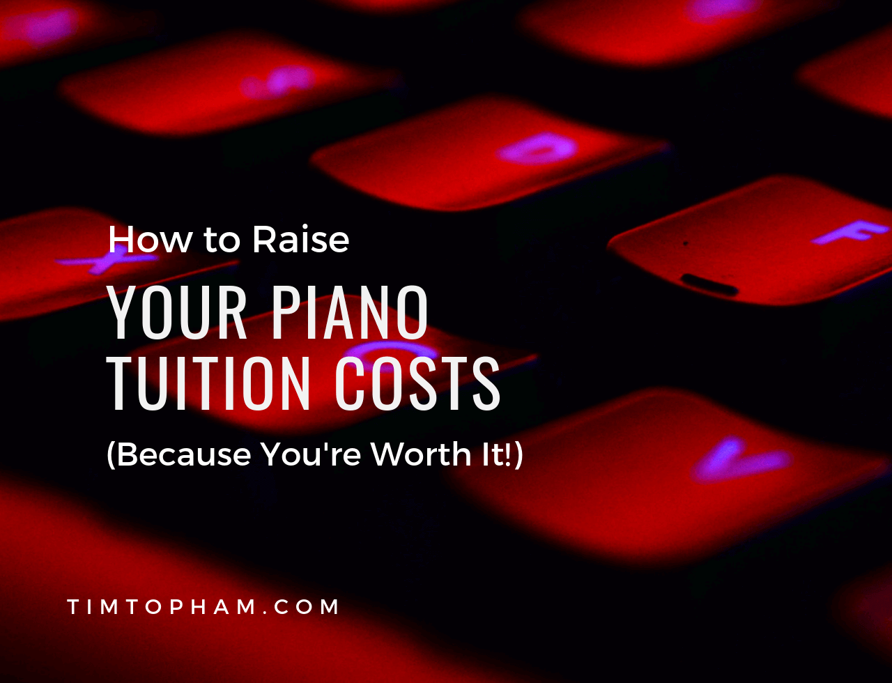 piano tuition costs