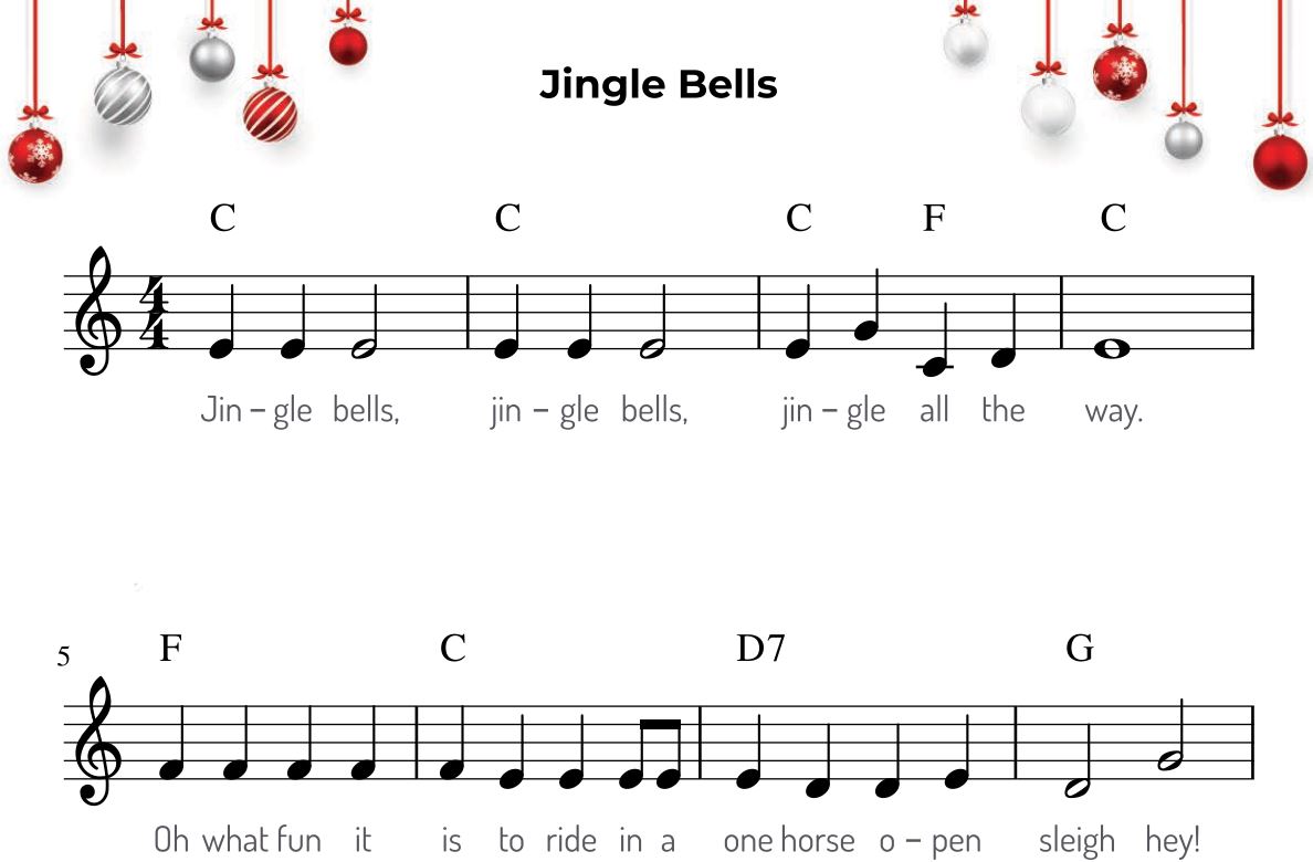 Teach Christmas Carols With No Book Lead Sheets Top Music Co