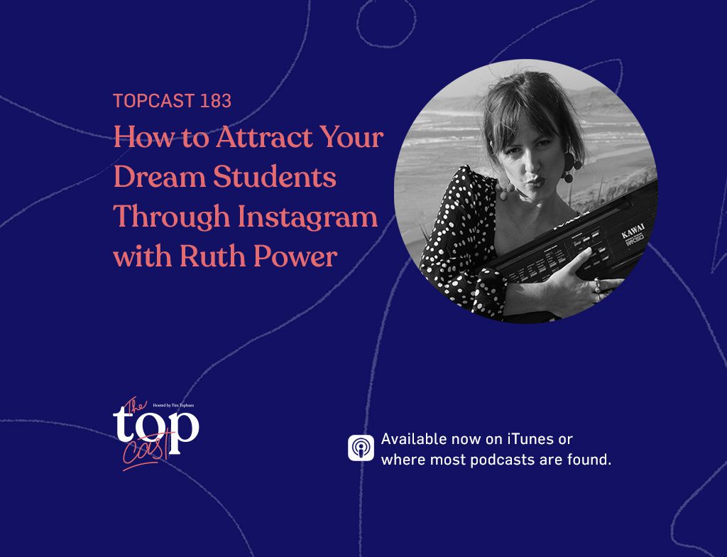 Episode 183 - How to Attract Your Dream Students Through Instagram