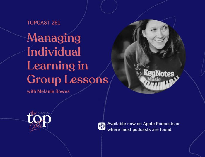 TC261: Managing Individual Learning in Group Lessons with Melanie Bowes