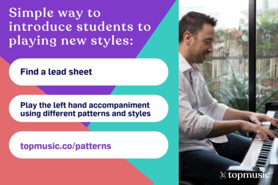 simple way to introduce students to playing new styles