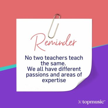 no two types of music teacher teach in the same way