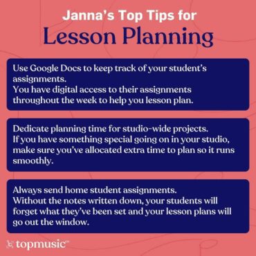 top tips for lesson planning
