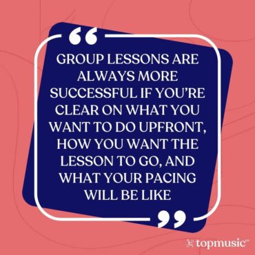 quote about planning for group lessons