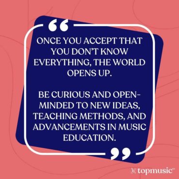 Quote about becoming the best piano teacher you can be